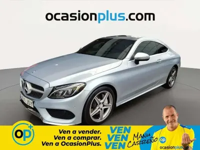 Usado Mercedes C250 204 CV (150 kW) 2016 Gris Coupe