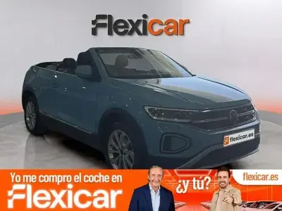 Usado VW T-Roc Cabriolet Style 110 CV (80 kW) 2022 Azul Descapotable