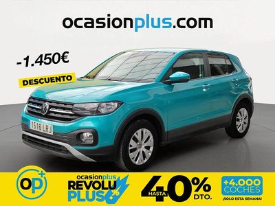 Usado VW T-Cross Edition 95 CV (69 kW) 2021 Azul SUV