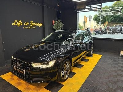 Usado Audi A6 313 CV (230 kW) 2013 Negro Familiar