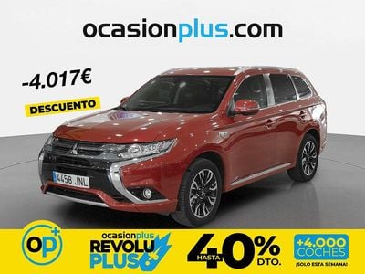 Usado Mitsubishi Outlander P-HEV 203 CV (149 kW) 2016 Rojo SUV