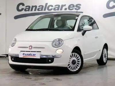 Usado Fiat 500 Lounge 69 CV (50 kW) 2011 Blanco Utilitario