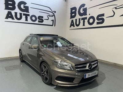 Marrón Usado 2014 Mercedes A200 AMG line Berlina | 13.499 € (Precio justo)