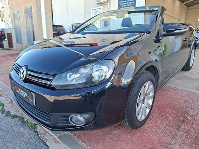 Usado VW Golf Cabriolet 105 CV (77 kW) 2012 Negro Descapotable