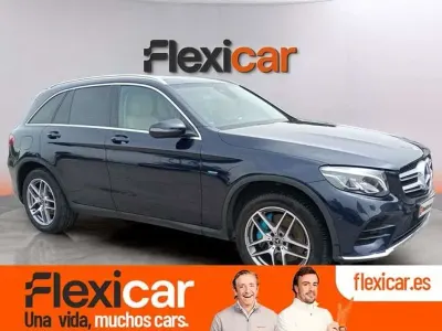 Usado Mercedes GLC350 211 CV (155 kW) 2017 Azul Familiar