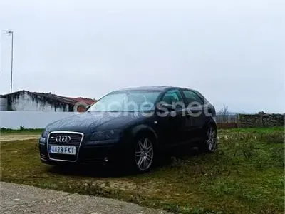 Usado Audi A3 Attraction 170 CV (125 kW) 2007 Negro Utilitario