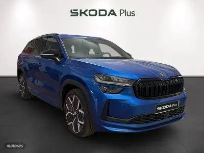 Usado Skoda Kodiaq SportLine 204 CV (150 kW) 2024 Azul SUV