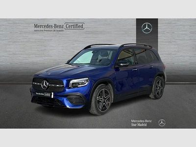 Usado Mercedes GLB200 AMG line 150 CV (110 kW) 2022 Azul SUV