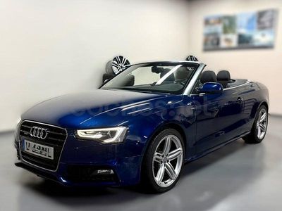 Usado Audi A5 Cabriolet S-Line 245 CV (180 kW) 2014 Azul Descapotable