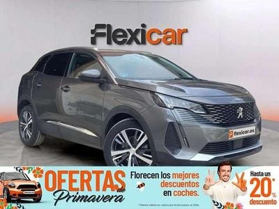 Usado Peugeot 3008 Allure 131 CV (96 kW) 2021 Gris SUV