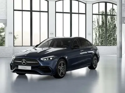 Usado Mercedes C200 207 CV (152 kW) 2022 Azul Berlina