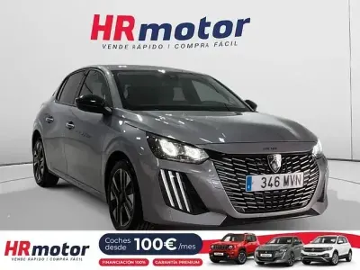 Usado Peugeot 208 Allure 101 CV (74 kW) 2024 Gris Utilitario