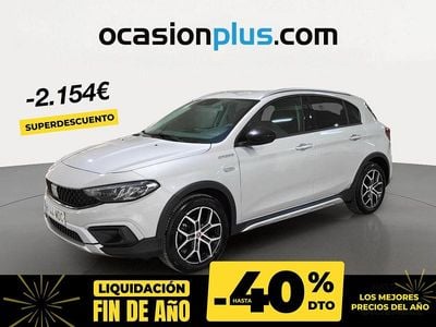 Gris Usado 2022 Fiat Tipo Cross Familiar | 14.690 € (Precio justo)