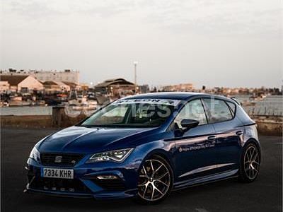 Usado Seat Leon FR 150 CV (110 kW) 2018 Azul Berlina