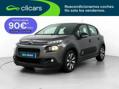 Usado Citroën C3 Feel 83 CV (61 kW) 2019 Gris / plata Utilitario