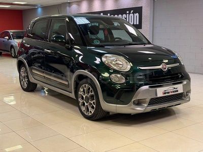 Usado Fiat 500L Trekking 95 CV (69 kW) 2014 Verde Monovolumen