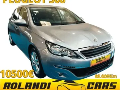 Usado Peugeot 308 Active 131 HP (96 kW) 2015 Cinzento Sedan