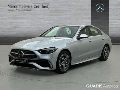 Plata hightech Usado 2024 Mercedes C300e AMG line | 53.900 € (Un poco caro)
