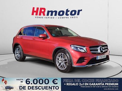 Rojo Usado 2018 Mercedes GLC220 SUV | 30.490 € (Buen precio)