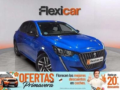 Usado Peugeot 208 Allure 102 CV (75 kW) 2022 Azul Utilitario