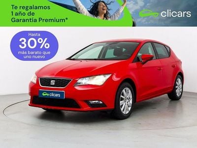 Usado Seat Leon Reference 110 CV (80 kW) 2017 Rojo Berlina
