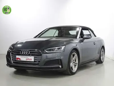 Usado Audi A5 Cabriolet S-Line 252 CV (185 kW) 2018 Gris Descapotable