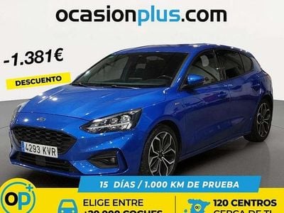 Usado Ford Focus ST-Line 125 CV (91 kW) 2019 Azul Utilitario