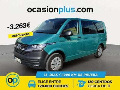 Verde Usado 2021 VW Caravelle Monovolumen | 35.900 €