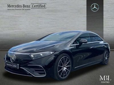 Usado Mercedes EQS580 384 kW (523 CV) 2022 Negro Berlina