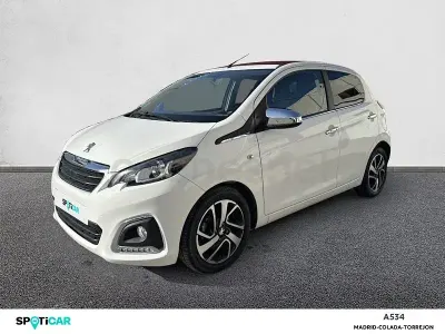 Usado Peugeot 108 Collection 72 CV (52 kW) 2018 Blanco Berlina