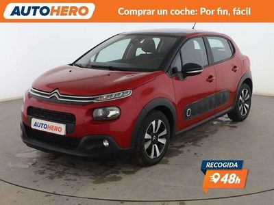 Usado Citroën C3 Feel 82 CV (60 kW) 2018 Rojo Utilitario