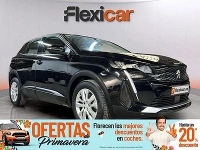 Usado Peugeot 3008 Active 130 CV (95 kW) 2021 Negro SUV