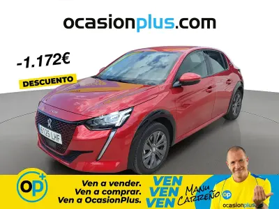 Usado Peugeot e-208 Allure 100 kW (136 CV) 2020 Rojo Utilitario