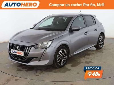 Usado Peugeot 208 Allure 102 CV (75 kW) 2020 Gris Utilitario