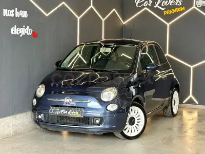 Usado Fiat 500 Pop 69 CV (50 kW) 2009 Azul Descapotable