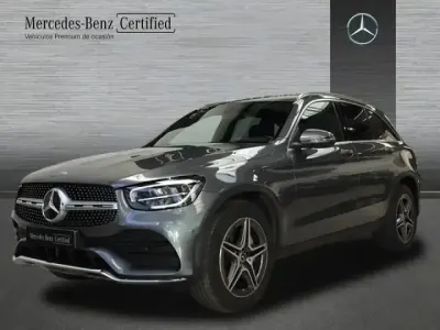 Usado Mercedes GLC220 AMG line 194 CV (142 kW) 2019 Gris / plata SUV