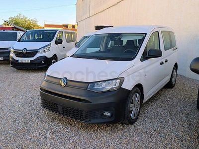 Usado VW Caddy Edition 102 CV (75 kW) 2021 Blanco Monovolumen