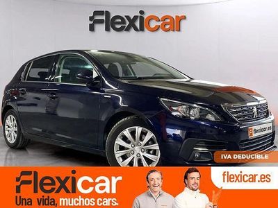 Usado Peugeot 308 Access 130 CV (95 kW) 2020 Azul Berlina