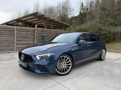 Usado Mercedes A35 AMG 306 CV (225 kW) 2020 Azul Berlina