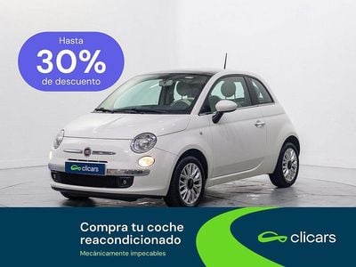 Usado Fiat 500 Lounge 69 CV (50 kW) 2015 Blanco Berlina