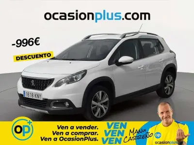Usado Peugeot 2008 Allure 99 CV (72 kW) 2018 Blanco SUV