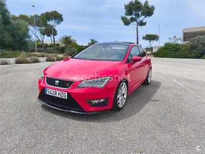 Usado Seat Leon SC FR 184 CV (135 kW) 2014 Rojo Utilitario