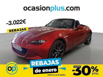 Rojo Usado 2016 Mazda MX5 Style+ Descapotable | 17.778 € (Precio justo)