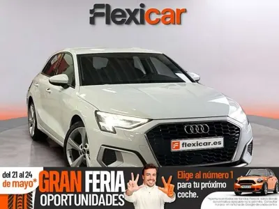 Usado Audi A3 Sportback 150 CV (110 kW) 2021 Blanco Utilitario