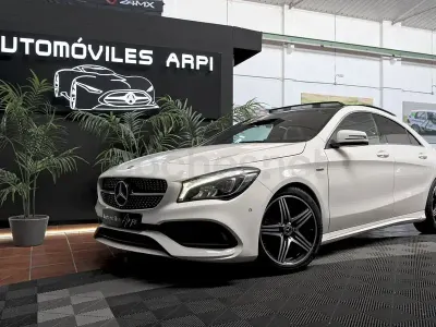 Usado Mercedes CLA250 AMG line 211 CV (155 kW) 2015 Blanco Coupe