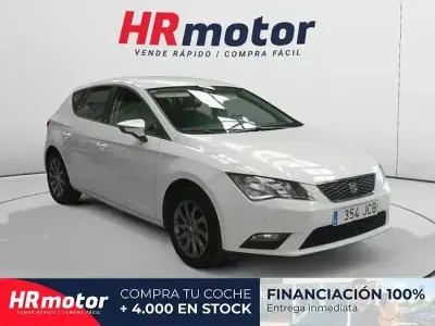 Usado Seat Leon Style 110 CV (80 kW) 2015 Blanco Berlina