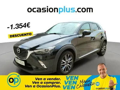 Usado Mazda CX-3 Luxury 120 CV (88 kW) 2018 Negro SUV