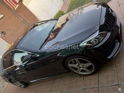Usado Mercedes C250 AMG line 204 CV (150 kW) 2015 Negro Berlina