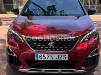 Usado Peugeot 3008 GT-line 120 CV (88 kW) 2017 Granate SUV
