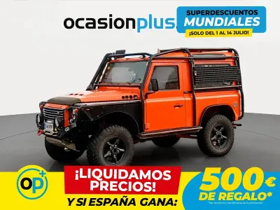 Usado Land Rover Defender 122 CV (89 kW) 2007 Naranja Familiar